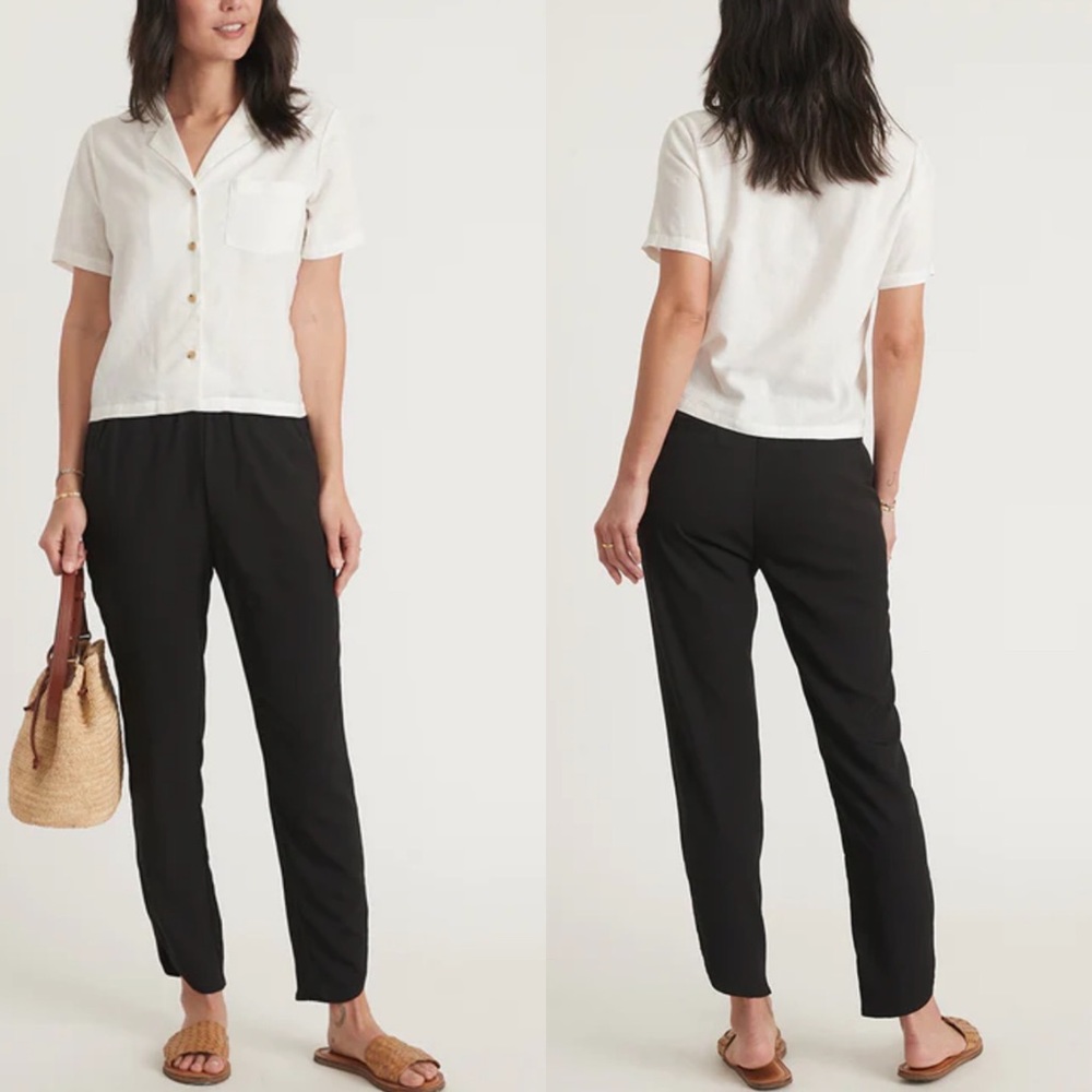 NWoT Marine Layer Black Pants Pull On Womens Size S